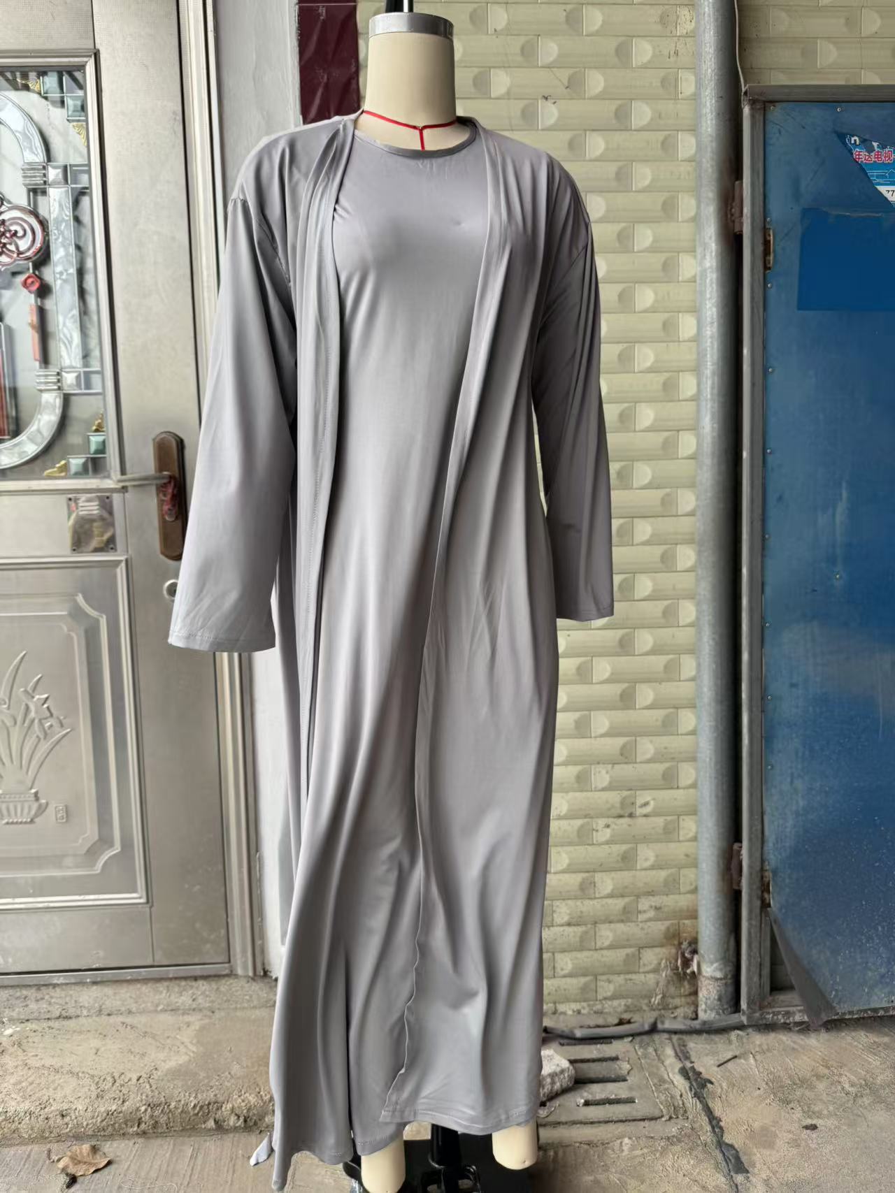Two-piece Dress Set With Long Sleeves