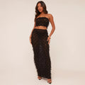 Backless See-through two piece Dress