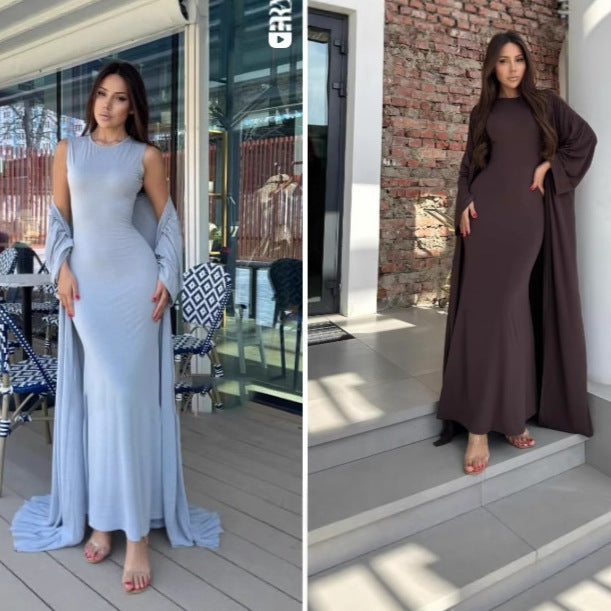 Two-piece Dress Set With Long Sleeves